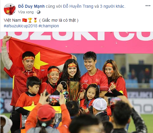 Các cầu thủ đăng gì trên mạng xã hội sau chiến thắng lịch sử của ĐT Việt Nam? 16