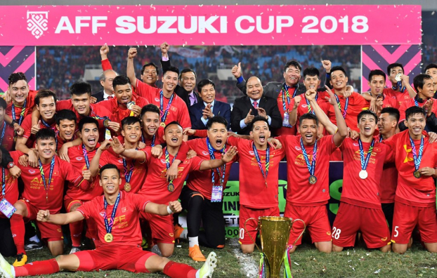 Đội tuyển Việt Nam vượt xa Thái Lan trên bảng xếp hạng FIFA sau chức vô địch AFF Cup 5