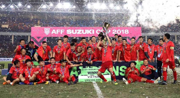 Đội tuyển Việt Nam vượt xa Thái Lan trên bảng xếp hạng FIFA sau chức vô địch AFF Cup 3