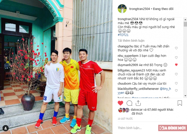 Tuyển Việt Nam hội quân trước thềm Asian Cup, các cầu thủ đăng gì trên mạng xã hội? 4