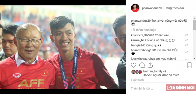 Tuyển Việt Nam hội quân trước thềm Asian Cup, các cầu thủ đăng gì trên mạng xã hội? 3
