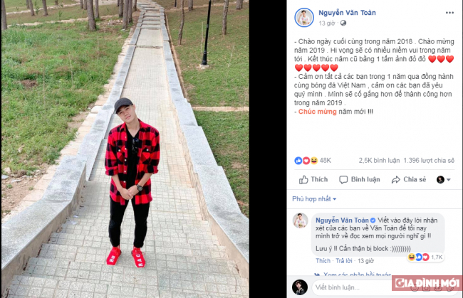 Đón năm mới xa quê, các cầu thủ ĐT Việt Nam đăng gì trên mạng xã hội? 3