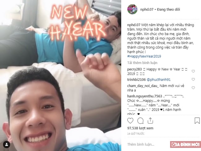 Đón năm mới xa quê, các cầu thủ ĐT Việt Nam đăng gì trên mạng xã hội? 6
