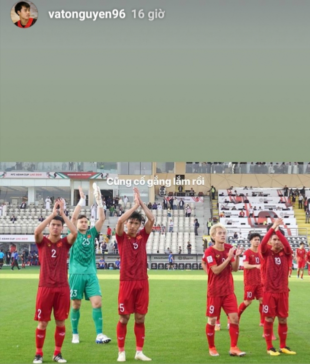 Asian Cup 2019: Các cầu thủ ĐT Việt Nam đăng gì trên mạng xã hội sau trận thua Iran? 13