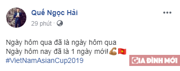 Asian Cup 2019: Các cầu thủ ĐT Việt Nam đăng gì trên mạng xã hội sau trận thua Iran? 2