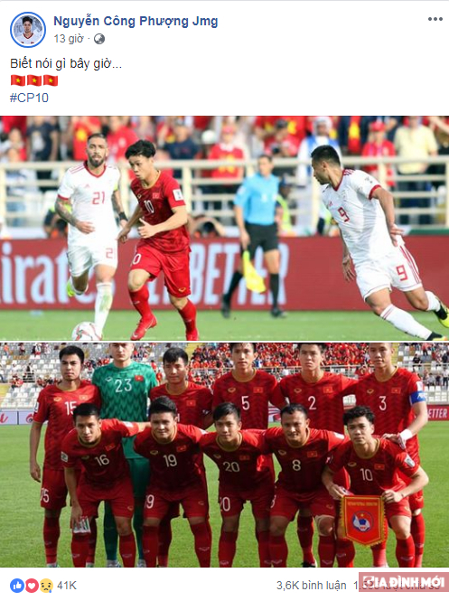 Asian Cup 2019: Các cầu thủ ĐT Việt Nam đăng gì trên mạng xã hội sau trận thua Iran? 6