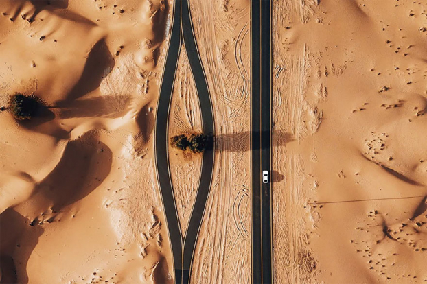   Sa mạc Al Qudra, UAE bởi Whosane  
