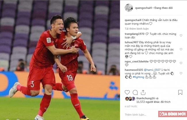 Các cầu thủ Việt Nam ăn mừng trên mạng xã hội như thế nào sau trận thắng Yemen 2-0? 7
