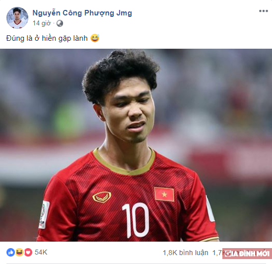 Các cầu thủ Việt Nam đăng gì trên mạng xã hội sau khi vượt qua vòng bảng Asian Cup 2019? 0