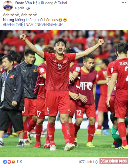 Tiến vào tứ kết Asian Cup, các cầu thủ Việt Nam rủ nhau lên MXH tuyên bố 'chất lừ' 0