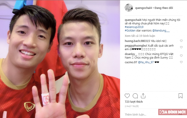 Tiến vào tứ kết Asian Cup, các cầu thủ Việt Nam rủ nhau lên MXH tuyên bố 'chất lừ' 4