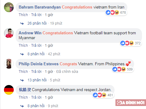 Khán giả thế giới nói gì sau chiến thắng thuyết phục của ĐT Việt Nam trước Jordan? 4