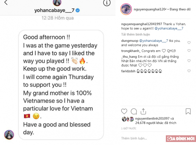 Cựu tuyển thủ Pháp gốc Việt nhắn tin chúc mừng tiền vệ Quang Hải 0