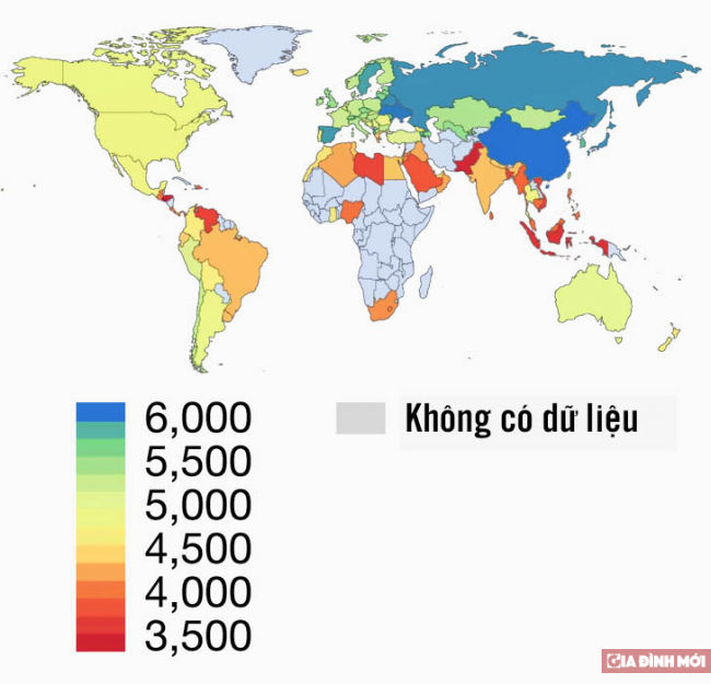 16 tấm bản đồ kỳ lạ cho bạn cái nhìn mới về thế giới, Việt Nam gây bất ngờ 0