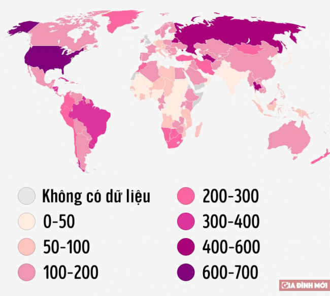 16 tấm bản đồ kỳ lạ cho bạn cái nhìn mới về thế giới, Việt Nam gây bất ngờ 6