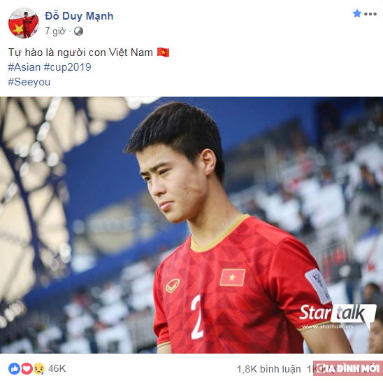 Phải dừng chân ở tứ kết giải đấu lớn nhất châu lục, các cầu thủ Việt Nam đăng gì trên MXH? 1