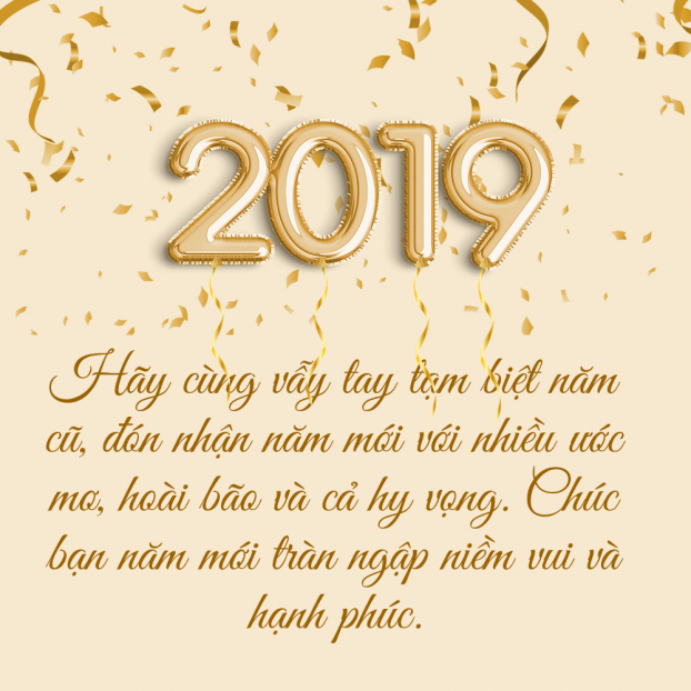 Tuyển tập thiệp chúc mừng năm mới và thơ chúc Tết Nguyên đán Kỷ Hợi 2019 đẹp, ý nghĩa 5