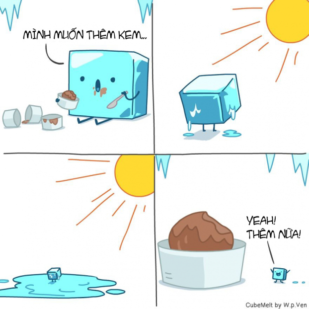 29 mẩu truyện tranh về CubeMelt - Viên đá lạnh yêu đời truyền cảm hứng sống tích cực hơn 20