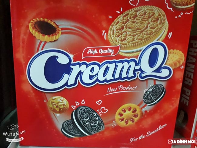   Bánh quy nhái theo bánh Cream-O  