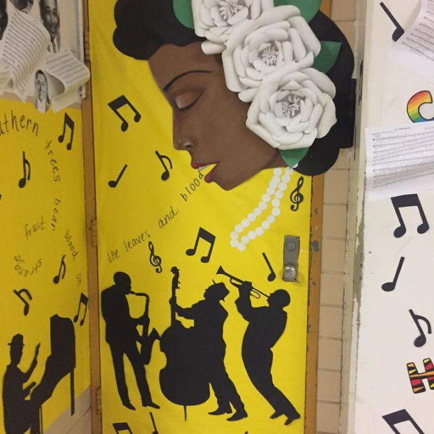 Giáo viên Mỹ trang trí cửa lớp đẹp tuyệt vời kỷ niệm Tháng Lịch sử người Mỹ gốc Phi 6