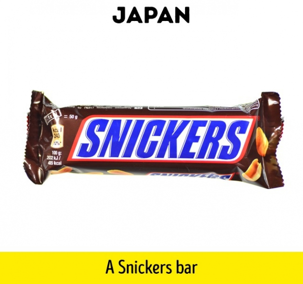   Tại Nhật, 1 USD chỉ mua được 1 thanh kẹo Snickers  