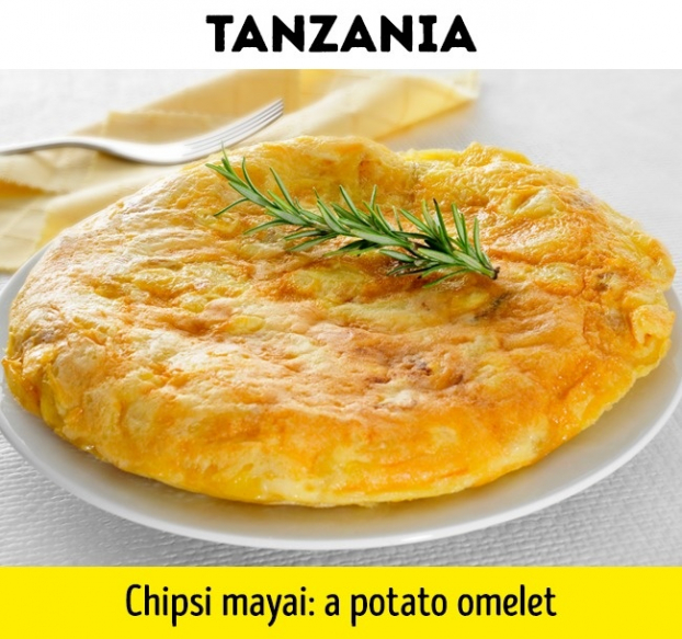   Ở Tanzania, bạn sẽ mua được món trứng rán khoai tây với 1 USD  