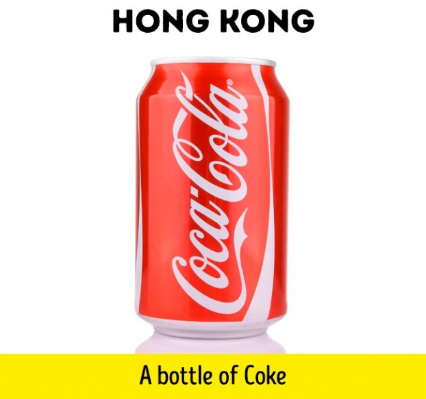   1 USD chỉ mua được 1 lon Coca Cola ở Hong Kong  