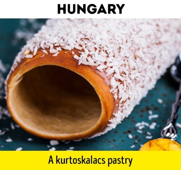   Tại Hungary, 1 USD có thể mua một chiếc bánh ngọt kurrtoskalacs, loại bánh ngọt nổi tiếng ở nước này  