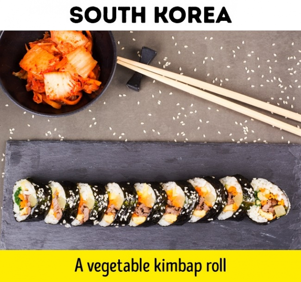   Bạn sẽ mua được một cuộn kimbap chay với 1 USD khi ở Hàn Quốc  