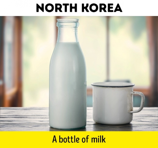   Bạn có thể mua 1 chai sữa với giá 1 USD ở Triều Tiên  