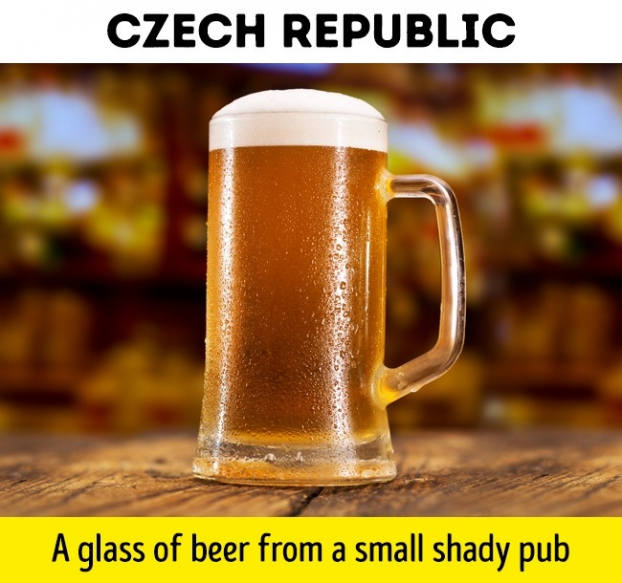   Tại Cộng hòa Séc, với 1 USD bạn sẽ có một cốc bia bình dân  
