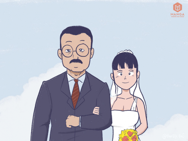 Bộ truyện tranh lấy nước mắt người xem dựa trên bi kịch có thật của một cô dâu 10