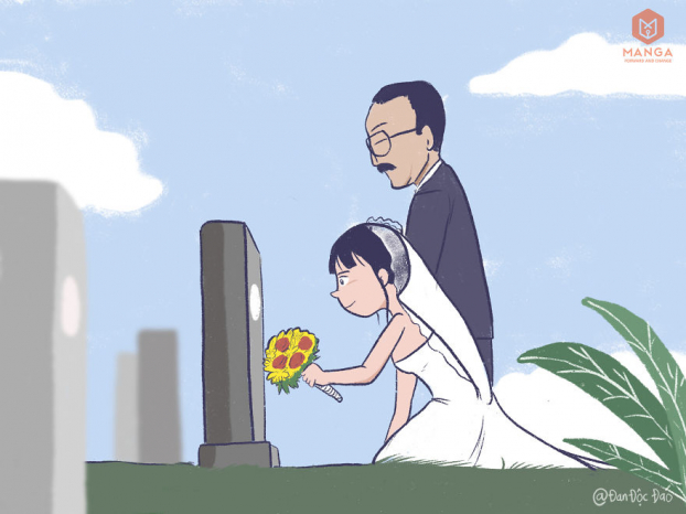 Bộ truyện tranh lấy nước mắt người xem dựa trên bi kịch có thật của một cô dâu 13