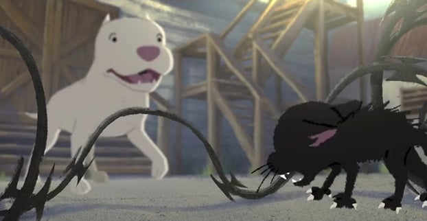 Phim ngắn của Pixar về tình bạn giữa pit bull và mèo hoang lấy nước mắt hàng triệu người 3