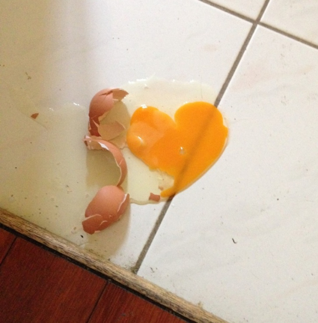   Đến quả trứng cũng có trái tim  
