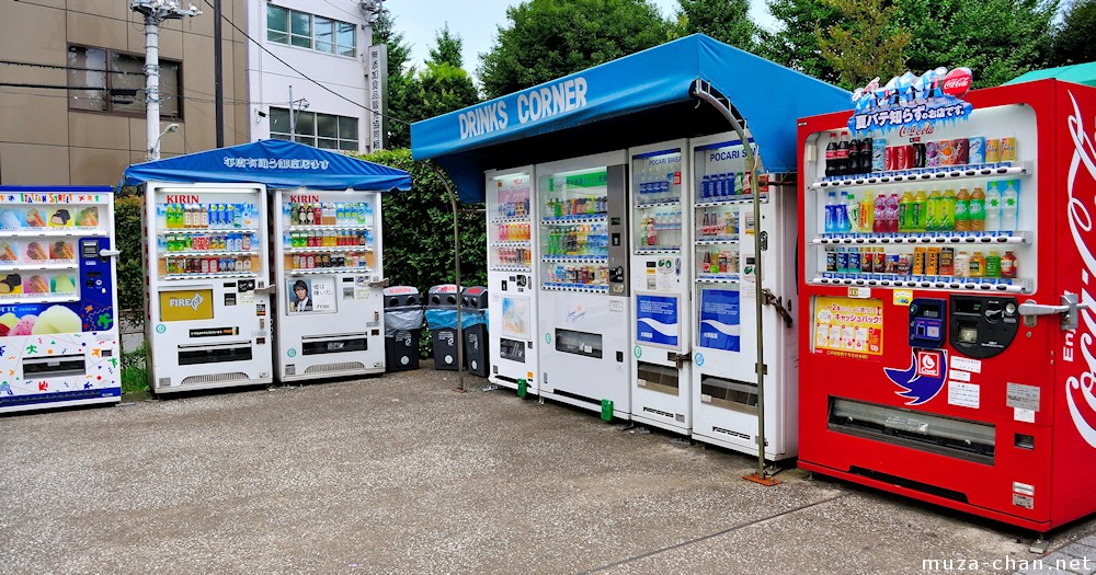 Ước tính ở Nhật, cứ 23 người có 1 máy bán hàng tự động - Nguồn: Muza-chan