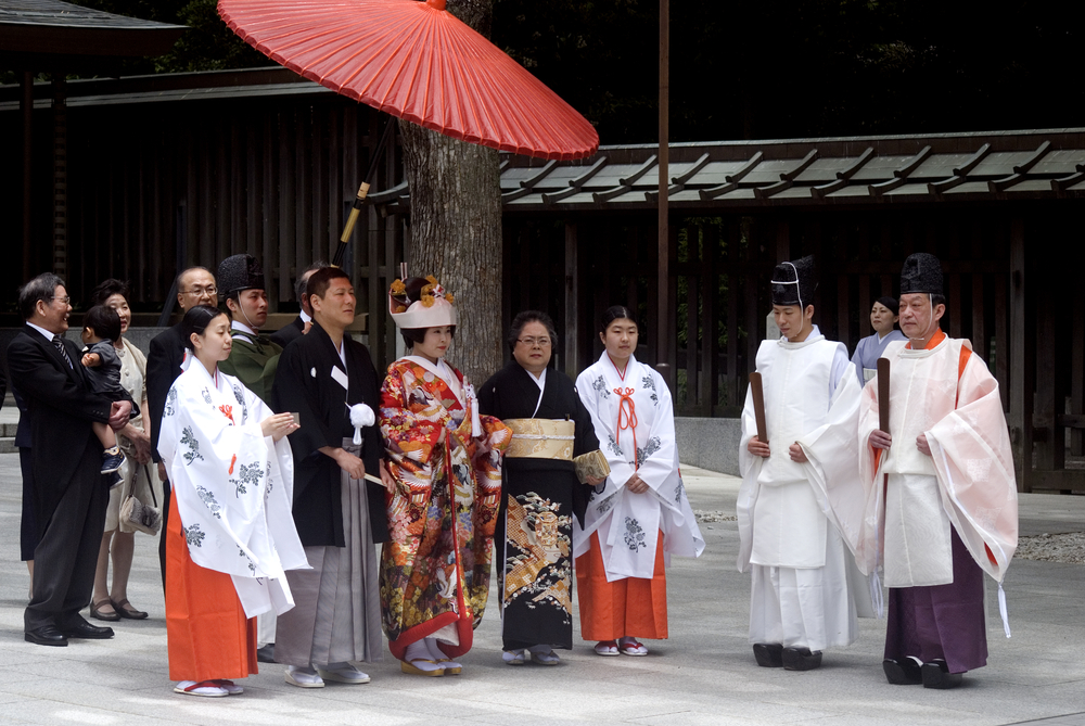 Đám cưới truyền thống theo đạo Shinto của Nhật