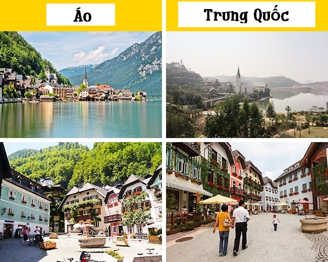 Thị trấn giống hệt thị trấn Hallstatt của Áo, được xây dựng tại Trung Quốc