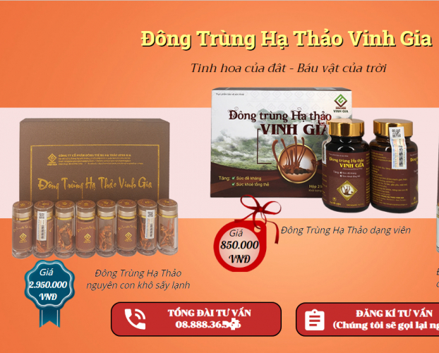   Sản phẩm quảng cáo trên website www.dongtrunghạthaovinhgia.vn (ảnh chụp màn hình)  