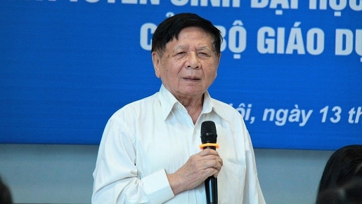   PGS.TS Trần Xuân Nhĩ – Nguyên Thứ trưởng Bộ GD&ĐT. Ảnh: Dạ Thảo  