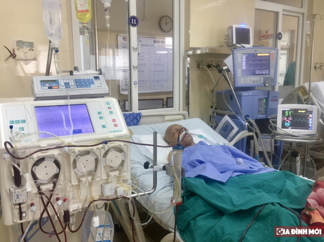 Bệnh viện K cứu sống bệnh nhân liệt cơ hô hấp bằng kỹ thuật thay huyết tương 0
