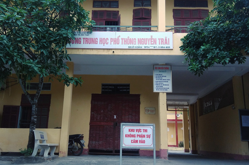   Trường THPT Nguyễn Trãi, TP Thanh Hóa  