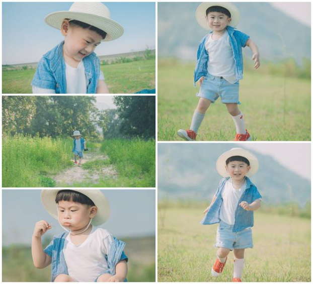 Bộ ảnh bé Minh Kang dễ thương, phong cách Hàn giống con trai diễn viên Song Il Gook 7