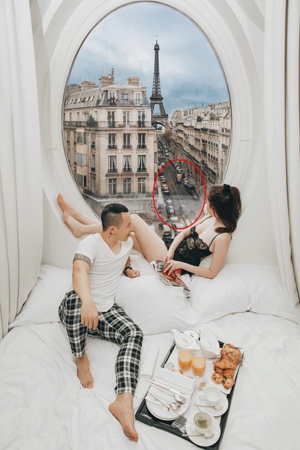Bị cho là photoshop quá đà trong bộ ảnh du lịch Châu Âu, Ngọc Trinh đăng clip đáp trả 0