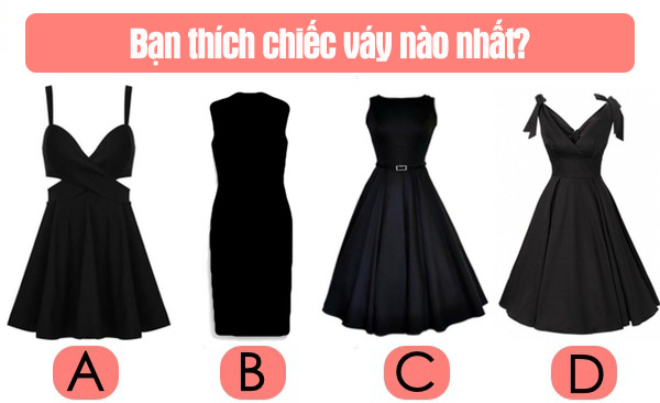 Chọn chiếc váy đen bạn thích, từ đó đoán biết bạn là người như thế nào trong tình yêu 0