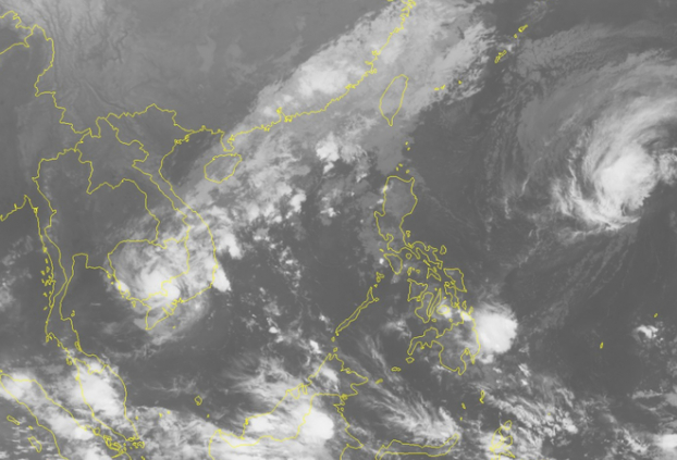   Cơn bão số 9 suy yếu thành áp thấp nhiệt đới.  