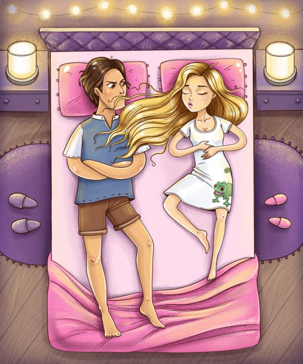 14 tư thế ngủ của những cặp đôi tiết lộ chuyện tình yêu của họ 1