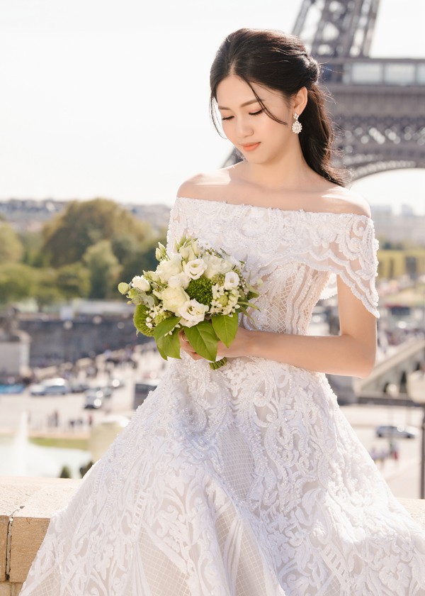 Ngắm nhìn trọn bộ ảnh cưới của Á hậu Thanh Tú và ông xã doanh nhân tại Pháp 3