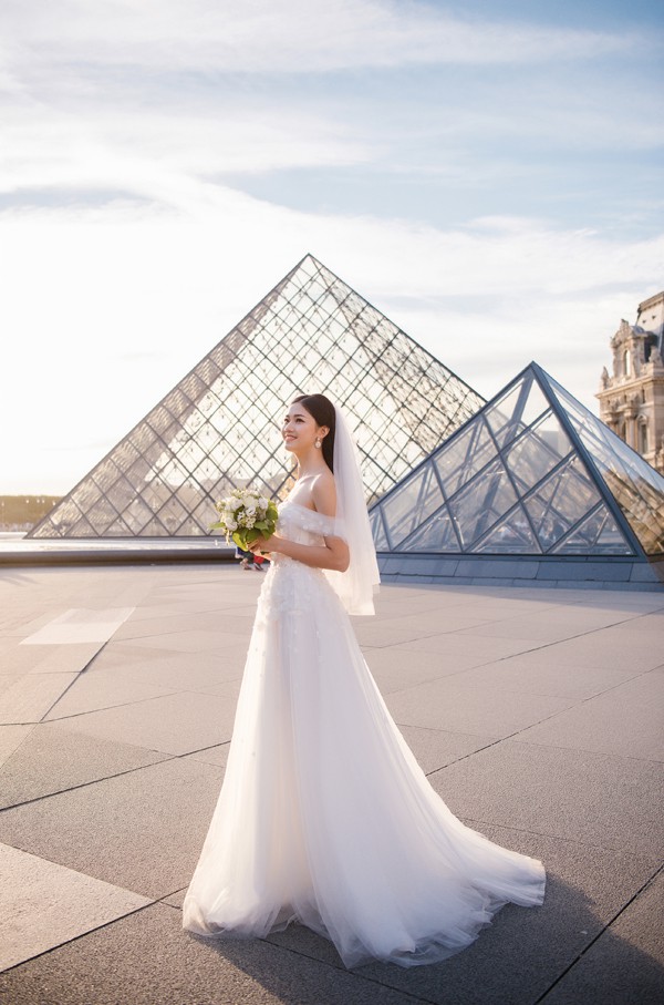 Ngắm nhìn trọn bộ ảnh cưới của Á hậu Thanh Tú và ông xã doanh nhân tại Pháp 7