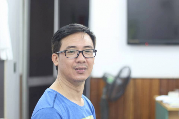   Thầy giáo Đào Tuấn Đạt, Trưởng ban điều hành trường Anhxtanh Hà Nội.  
